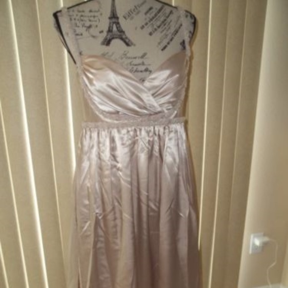 JORDAN FASHION CHAMPAGNE PROM/FORMAL DRESS SIZE 6 - Picture 2 of 6
